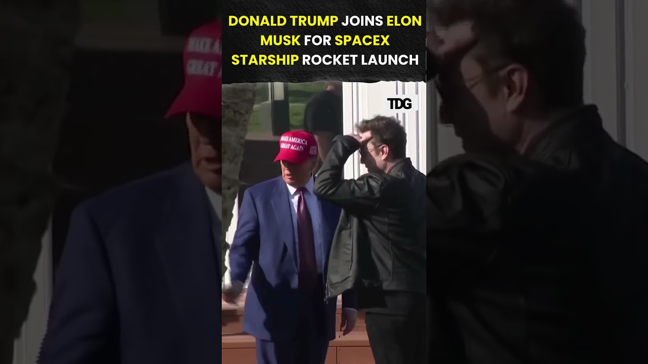 #watch | SpaceX launches world's largest rocket Starship with Donald Trump and Elon Musk watching