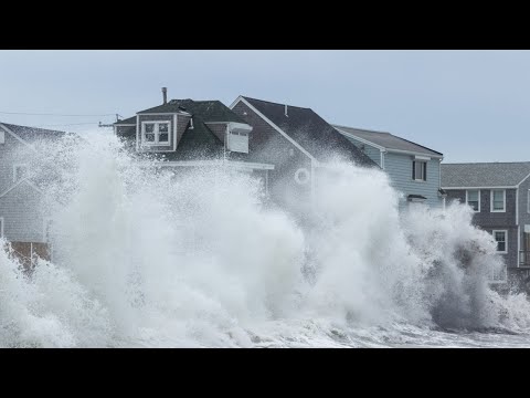 INTENSE Hurricane Lee Hits New England - September 16, 2023