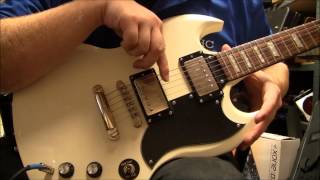 Video thumbnail for Epiphone SG G-400 White by Sam Pedneau