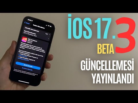 iOS 17.3 BETA 3 GÜNCELLEMESİ YAYINLANDI
