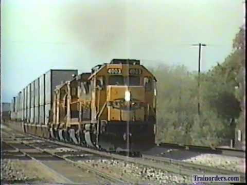 Classic Railroad Series 16 - ATSF at Cadiz, CA December 22, 1991