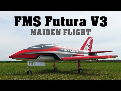 FMS Futura V3 | EDF RC aircraft | MAIDEN FLIGHT | 4K | 2023