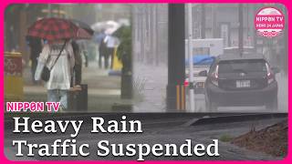 Torrential rain lashes Kyushu as Typhoon Jangmi approaches Okinawa