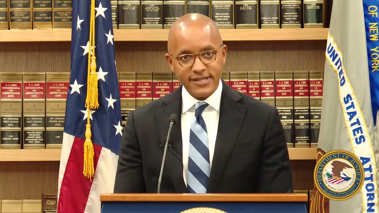 Press conference to announce an Indictment charging Eric Adams, the Mayor of New York City