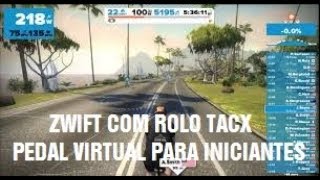 Vídeo de Rolo De Treinamento interativo Tacx Flux S Smart Garmin