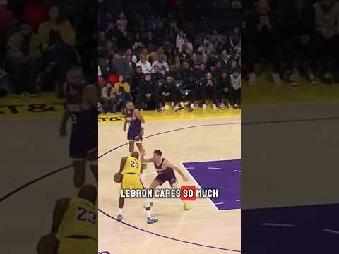 LeBron is stealing minutes from his son! #shorts #nba #lebronjames