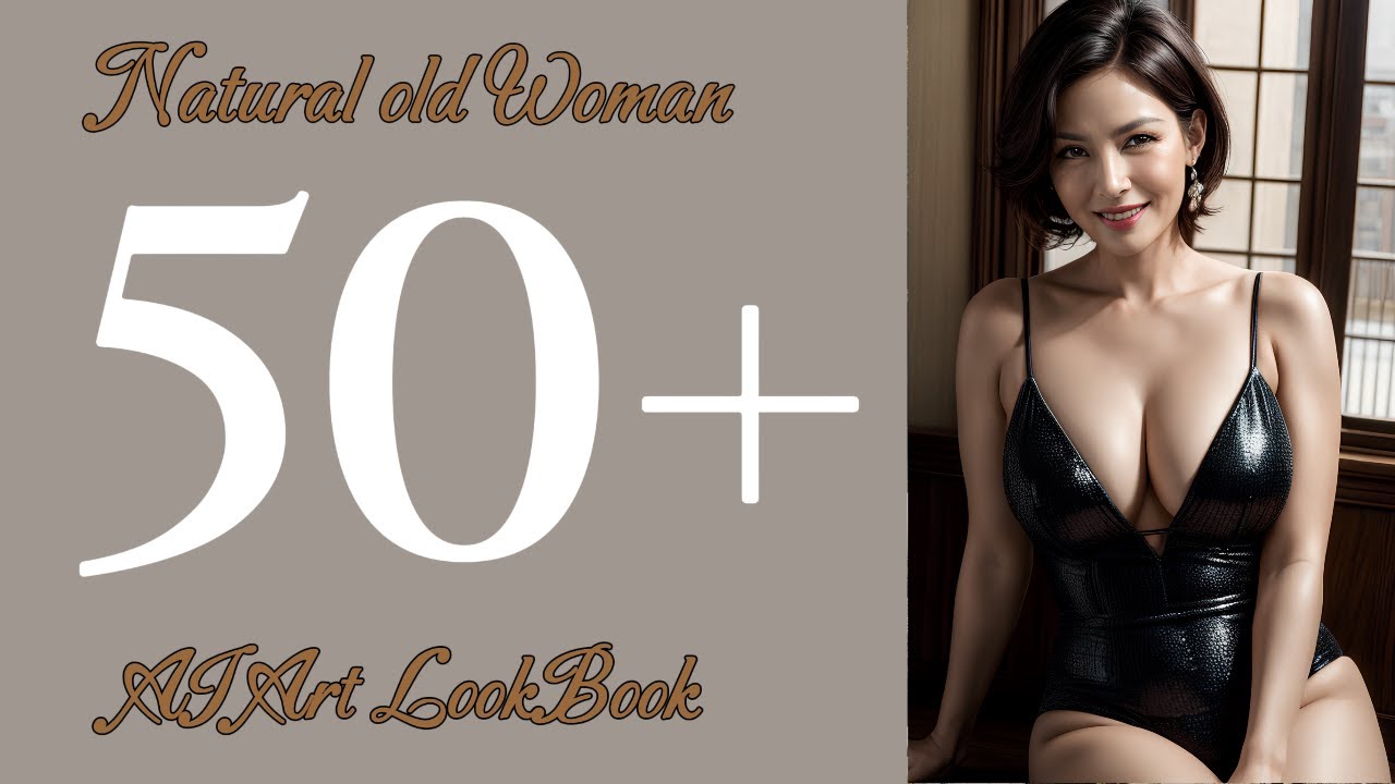 [NaturalMatureWoman]　Elegant in Black - A Fashion Lookbook for the Lady in Her 50s [ailookbook]