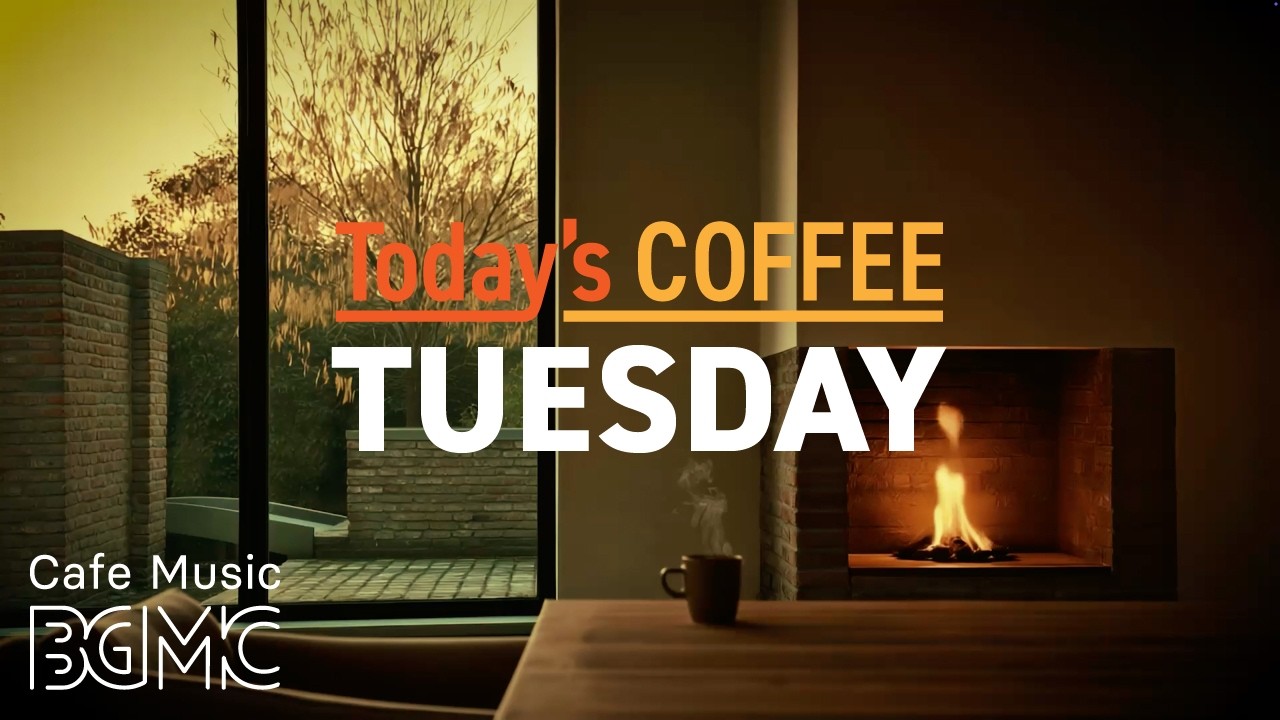 Cafe Music LIVE | Today's COFFEE TUESDAY: Autumn Fireside Jazz for Reading