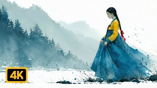 Visual Poems | Ink Wash | The Long Breath of Winter [AI Music Video]