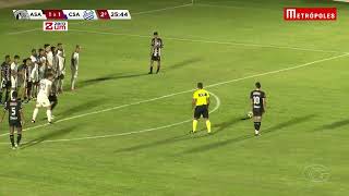 Confira o primeiro gol de Alex Bruno na vitória do ASA sobre o CSA - 20/4/26