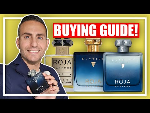 ALL Roja Parfums Elysium Fragrances Compared! | Parfum Pour Homme vs. Parfum Cologne vs. Eau Intense