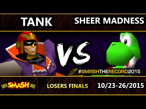 STR2015 - Sheer Madness (Yoshi) Vs. Tank Captain Falcon) SSB64 Loser Finals - Super Smash Bros.