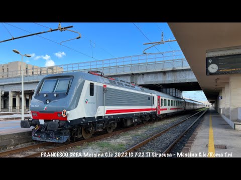 IC 722 TI Siracusa - Messina C.le/Roma Termini