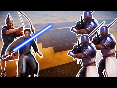 23 MILLION HEAVY KNIGHTS vs 250,000 JEDI KNIGHTS + 500,000 ROMAN ARCHERS | UEBS 2