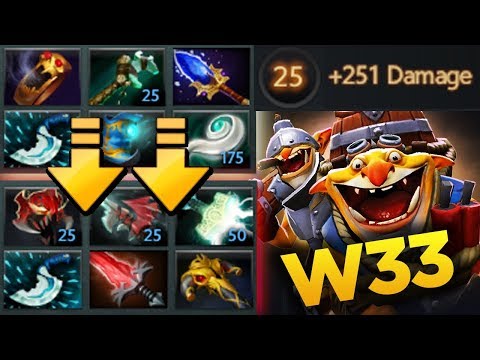 How to Techies by w33 - Magic Build switch into Carry DPS with +251DMG Talent - WTF Dota 2