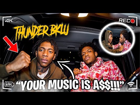I Told Thunder Bklu His Music Is Trash!! *GONE WRONG*