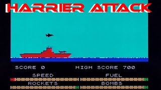 Harrier Attack playing (badly) on ZX Spectrum