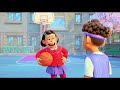 Pixar's Turning Red | Mei Plays Basketball With Tyler (New) Clip | Disney+ Turning Red 2022