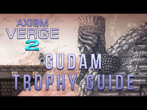 Axiom Verge 2 - Bull Drone Boss Fight (Gudam Trophy Guide)