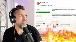 Reaction to an Upwork Profile (Real Time)