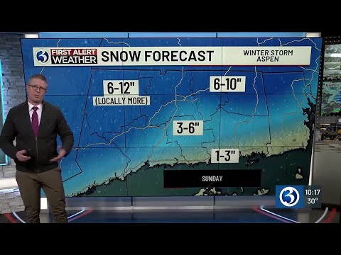 FORECAST: Ongoing snow across northern CT