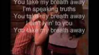 Take My Breath Away - Elliott Yamin (Lyrics on Screen)