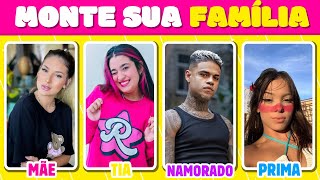 😱 MONTE SUA FAMÍLIA PERFEITA! Escolha Entre Esses Famosos! 🤩