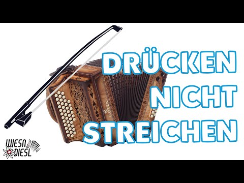 Spieltechnik auf der Knopfharmonika "Drücken vs. Streichen"