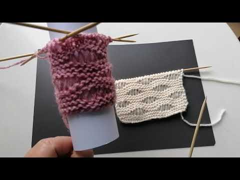 Strickmuster in Runden 😍