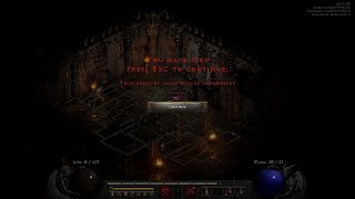【ディアブロ2】D2Rやるよ：7キャラ並行ハードコア【マイク有】