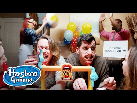 House Party: Speak Out Showdown, Don't Step in It!, & PieFace Showdown - Hasbro Gaming