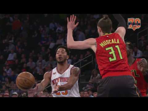 ZTE Top 5 Plays of the Week: Rose's Acrobratic Layups, Porzingis' Jam, and More!