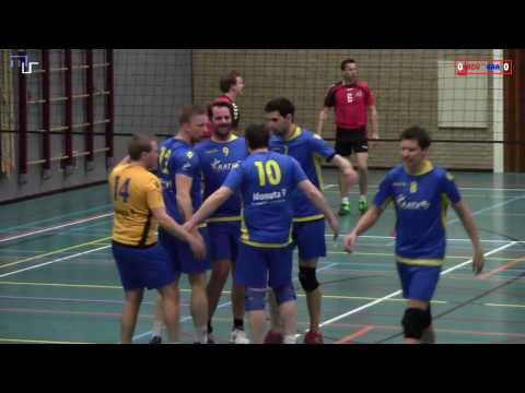 Volleybal Beker Heren 1/4e Finales: Rouveen H1 - Krathos H1 [02-03-2017]