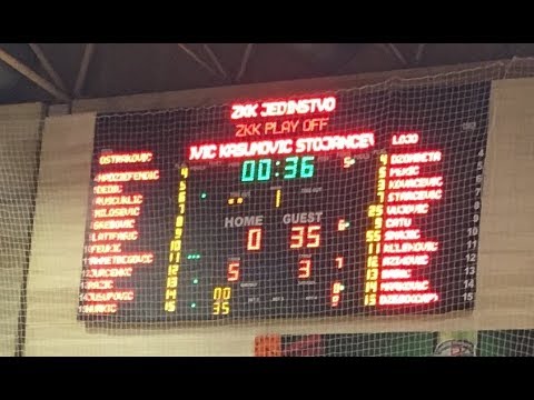 ŽKK JEDINSTVO TUZLA vs ŽKK PLAY OFF 41:100  ____26 11 2017    YouTube 360p