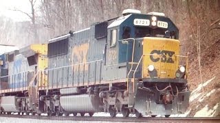 preview picture of video 'Ex-Conrail EMD SD60 Leading Q295-11'