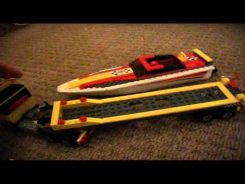 Lego Motor Boat and Trailer Set 4643