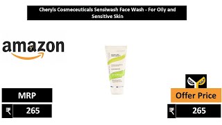Cheryls Cosmeceuticals Sensiwash Face Wash   For Oily and Sensitive Skin