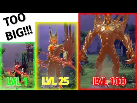 How big can terrorblade get in dota 2!