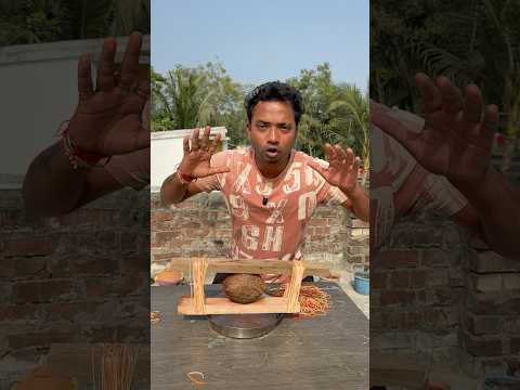 kitne rubber band￼ coconut blast kar Paayenge ?🥥 Bengali mini blog #shorts ￼