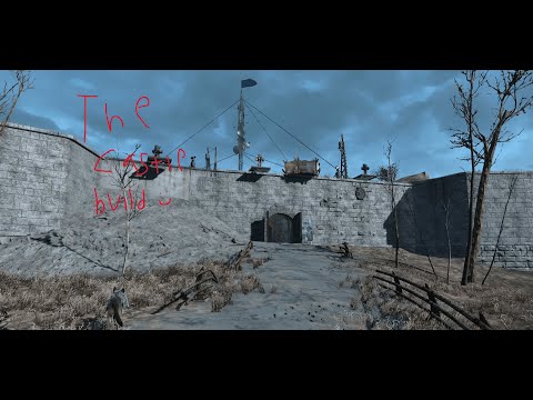 Fallout 4: The Castle Settlement build (no mods)(full vanilla )