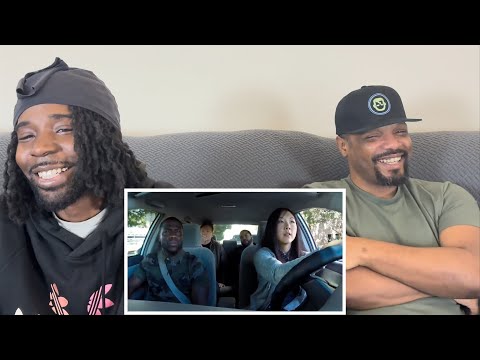 Ice Cube, Kevin Hart And Conan Help A Student Driver Reaction