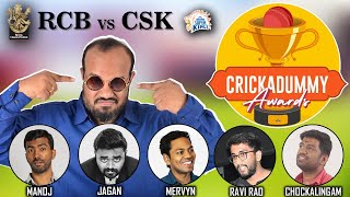 Crickadummy Awards RCB v CSK | IPL 2021