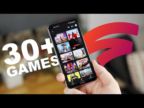 My Google Stadia Library for early 2021