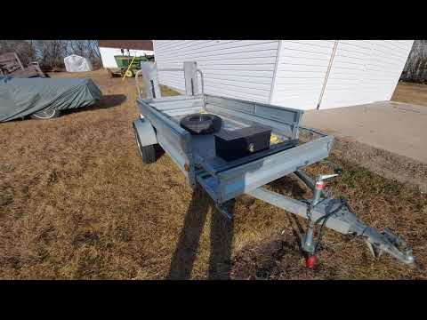 Stirling Galvanized 4x8 Utility Trailer with Upgrades