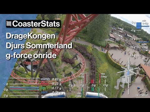 DrageKongen g-force onride - Djurs Sommerland [4K 60FPS]