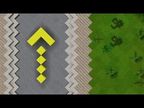 Alpine1 - Minecraft City - Quick workflow method for Diagonal Roads