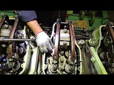 Diesel generator valve clearance