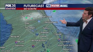 Orlando AM Weather Forecast: Temps climbing, rain chances diminishing
