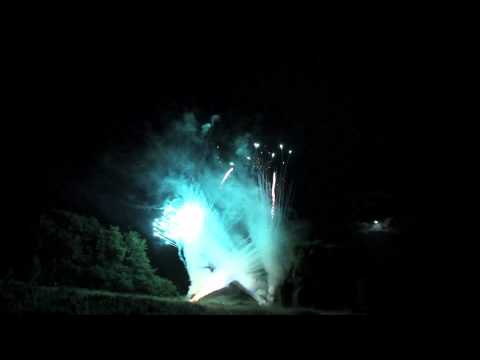 Musical Wedding Firework Display, Greatest Day, Compton Surrey, 16th July 2011