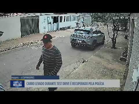 Carro levado durante test drive é recuperado pela polícia